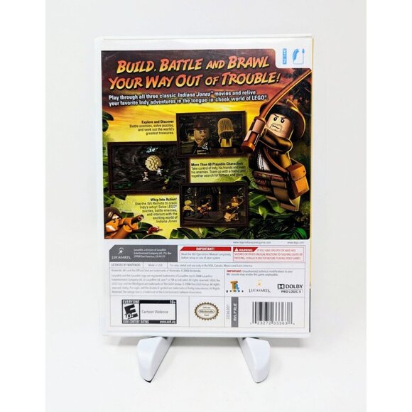 LEGO Indiana Jones The Original Adventures ~ Nintendo Wii Authentic Tested Works - Picture 2 of 3